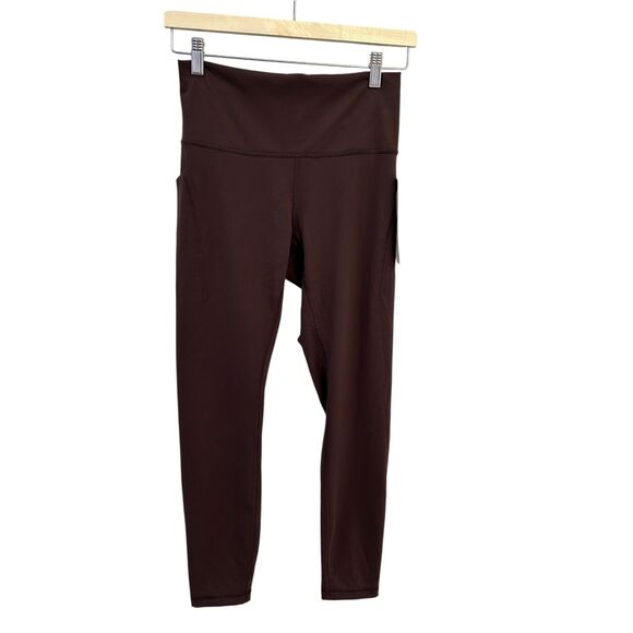 NWT Lululemon Wunder Train High-Rise Tight with Pockets 25" size 2 Espresso - Picture 4 of 7